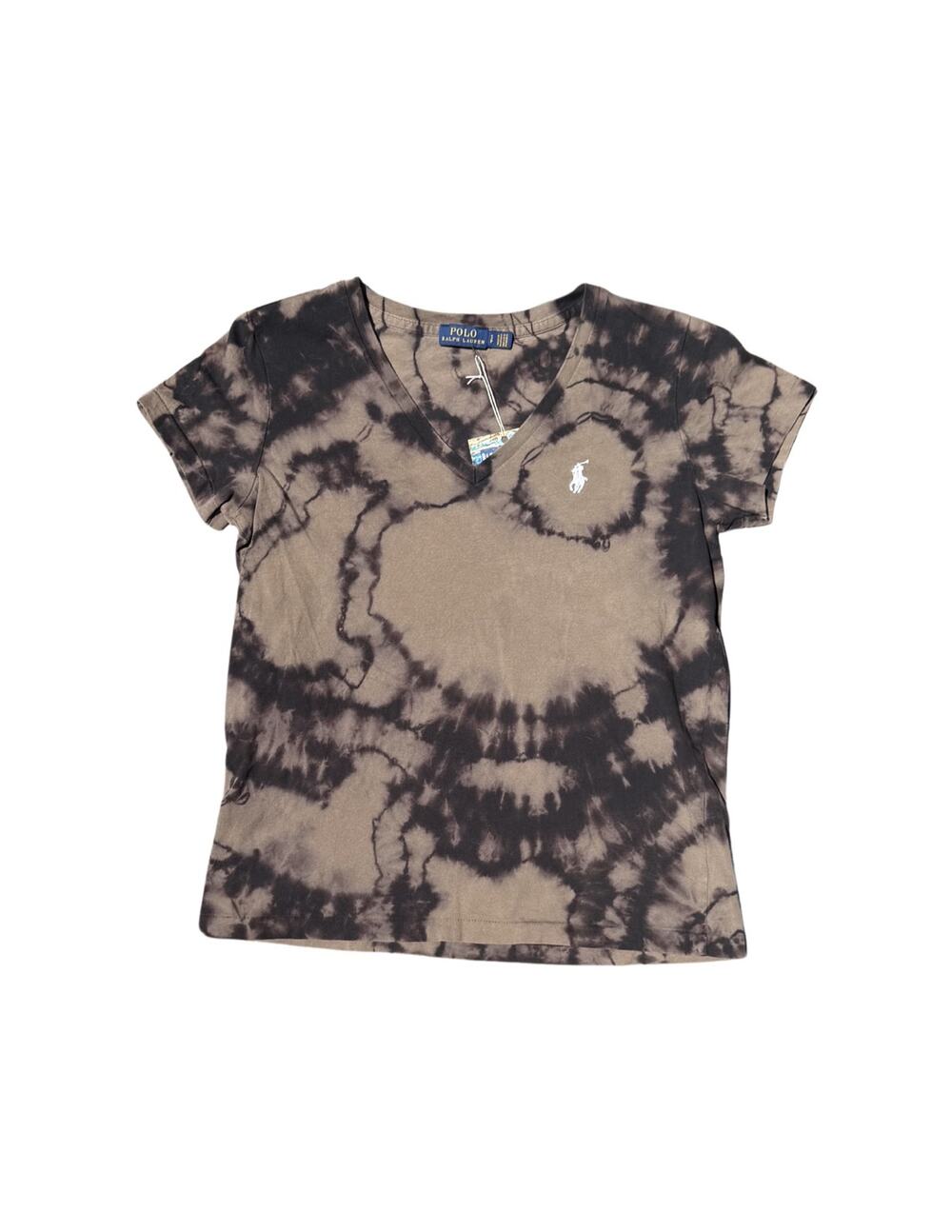 Tie Dye Polo Shirt | Women’s Top | Geode Tie - Reverse Dye | Sustainable Fashion